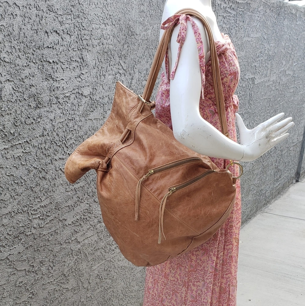 Anna CorinnaVintage leather boho bag